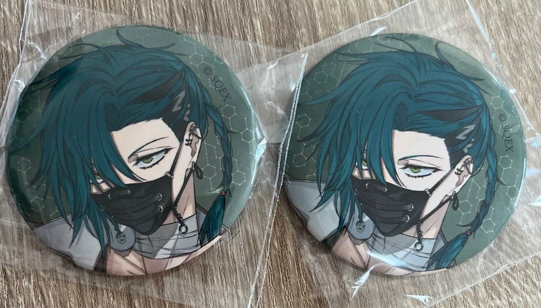 ㉓ 結合男子 塩水流一那 カラ鉄 缶バッジ