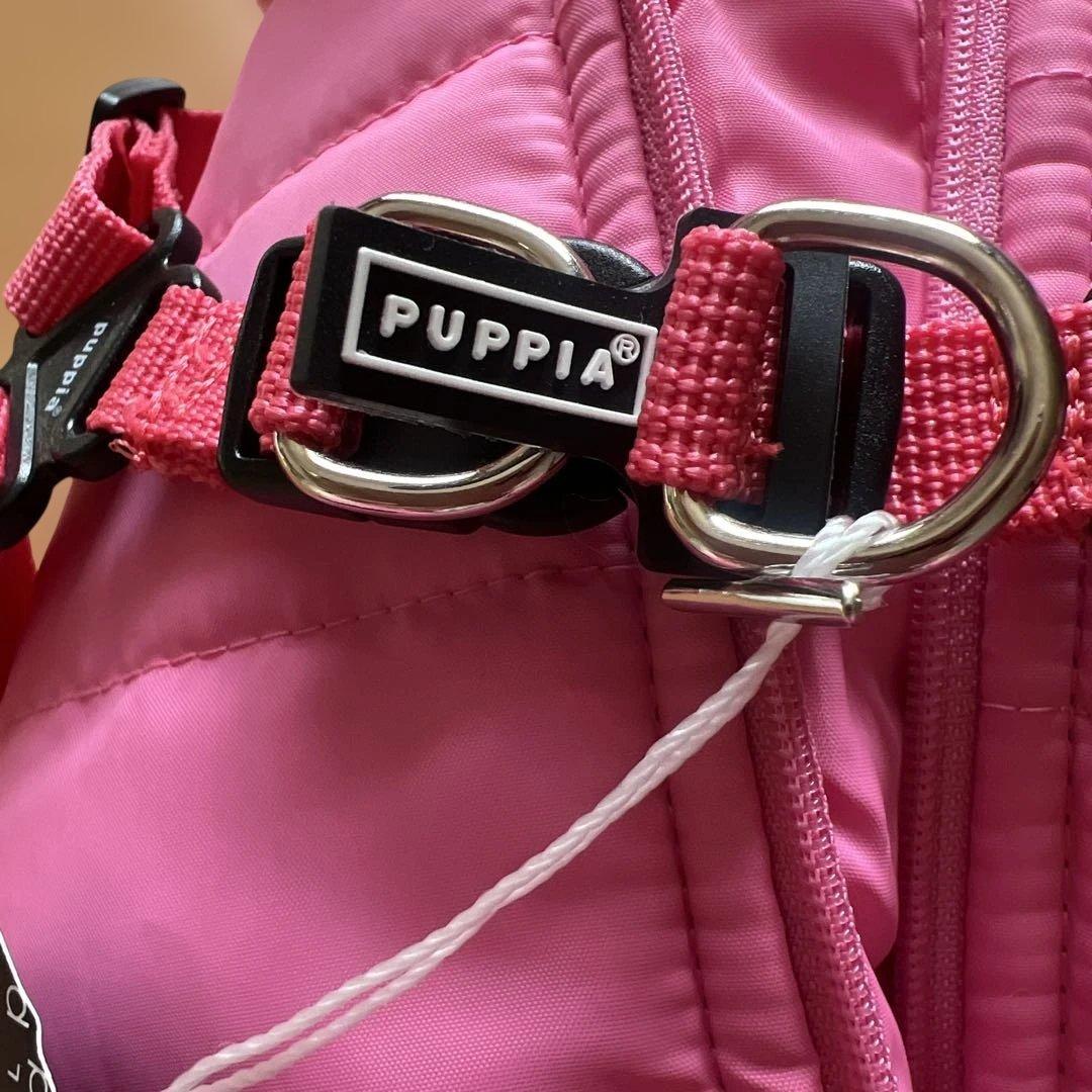 ［puppia］防寒ジャンプスーツ ピンク 冬服 犬服 Mサイズ