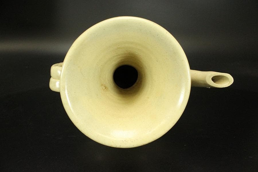 中国美術 古陶磁 白磁 水注(ZE591)