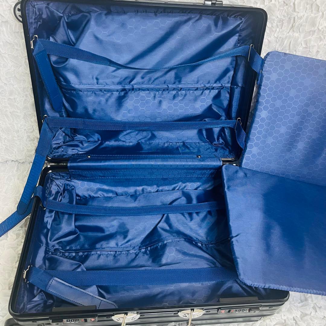 新品 KROEUSクロース オールアルミ合金 スーツケース キャリーバッグ 黒