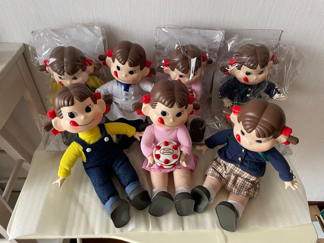 おすわりぺこちゃん　7体セット