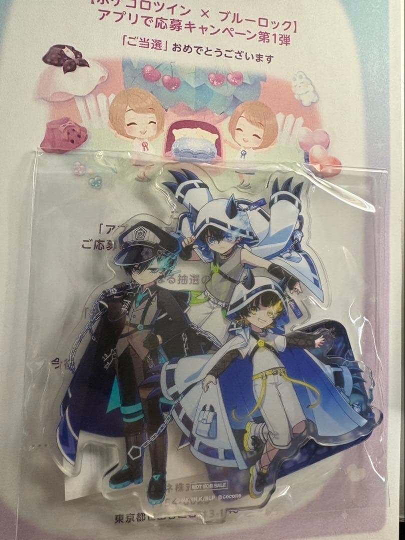 ブルーロック　ポケコロツイン　アクリルスタンド　潔　凛　蜂楽