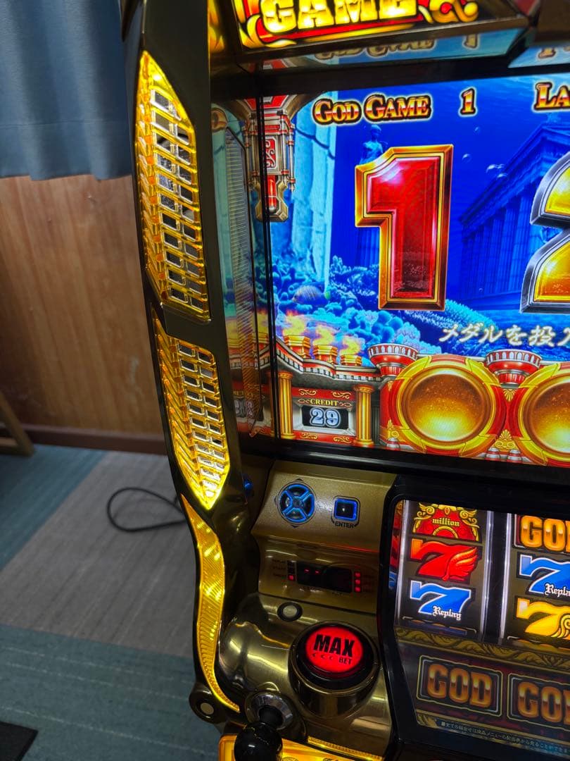 美品　ミリオンゴッド　神々の系譜ZEUS 不要機付き