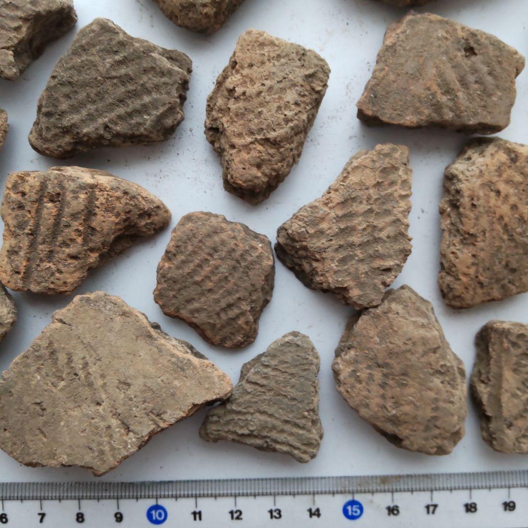 ★本物の縄文土器★(新潟県出土)24、23点