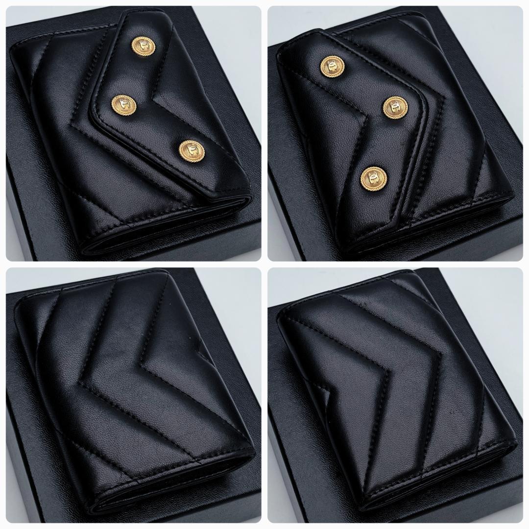 開運財布！新品未使用シャネル Vステッチ ココシャネル 財布 正規保証2267