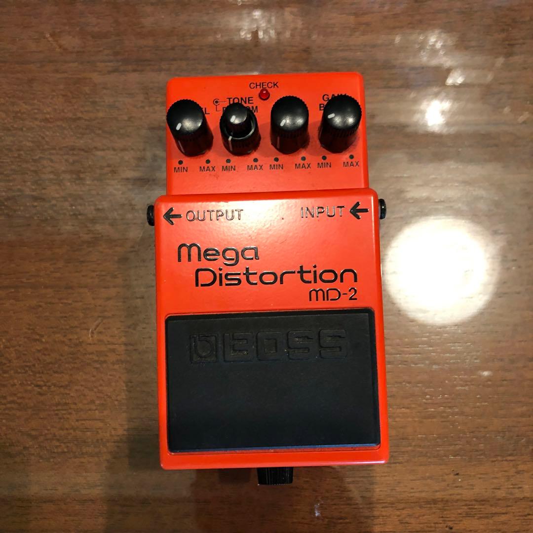 台湾製 BOSS ボス MD-2 メガディストーション 電源アダプター付き