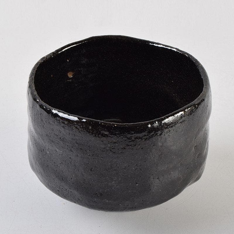 茶道具　楽吉左衛門　黒楽茶碗　時代合わせ箱　V　9097