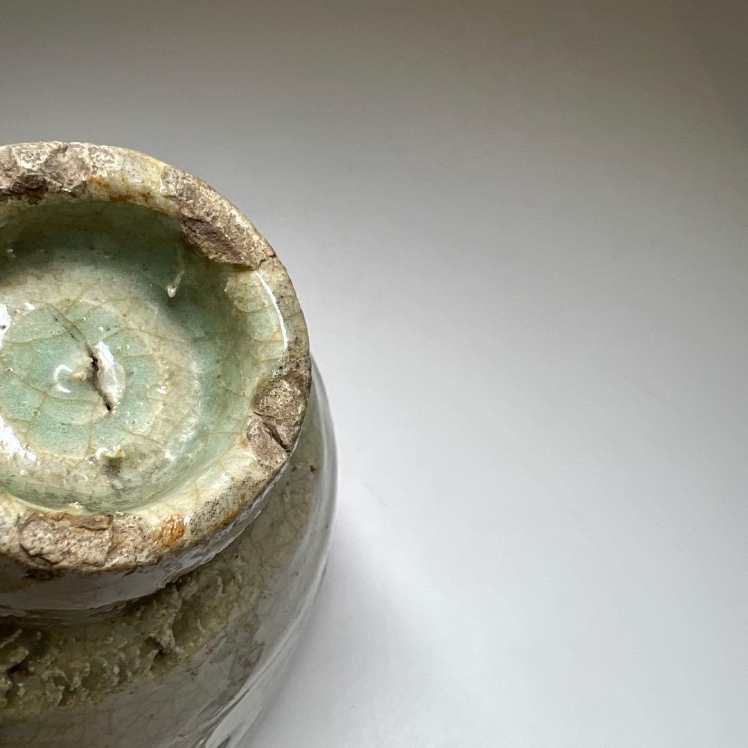 中国明時代　七官青磁鉢　口径約12.5㎝　東Y7-0808⭐︎2Fタルチ