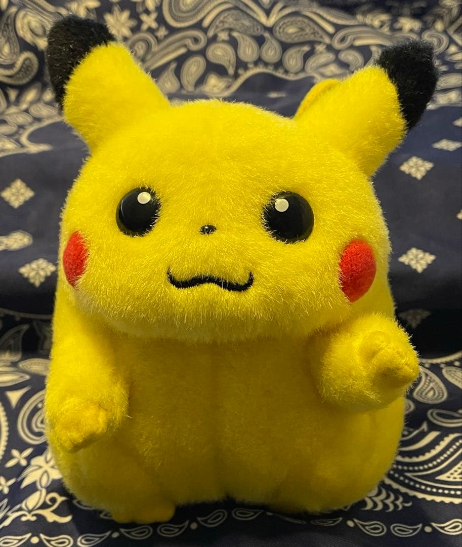 初期ピカチュウ　ぬいぐるみ　タグ良好　ぽっちゃり顔♪おまけ付き！