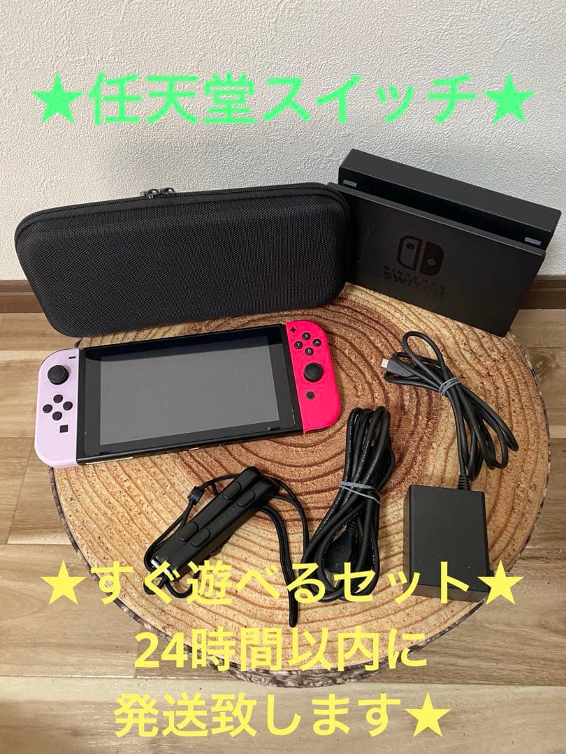 Nintendo Switch ニンテンドースイッチ本体　PNK/RED箱無し