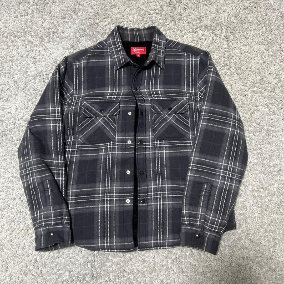 ジャケット・アウター supreme 18AW Pile Lined Plaid Flan nel