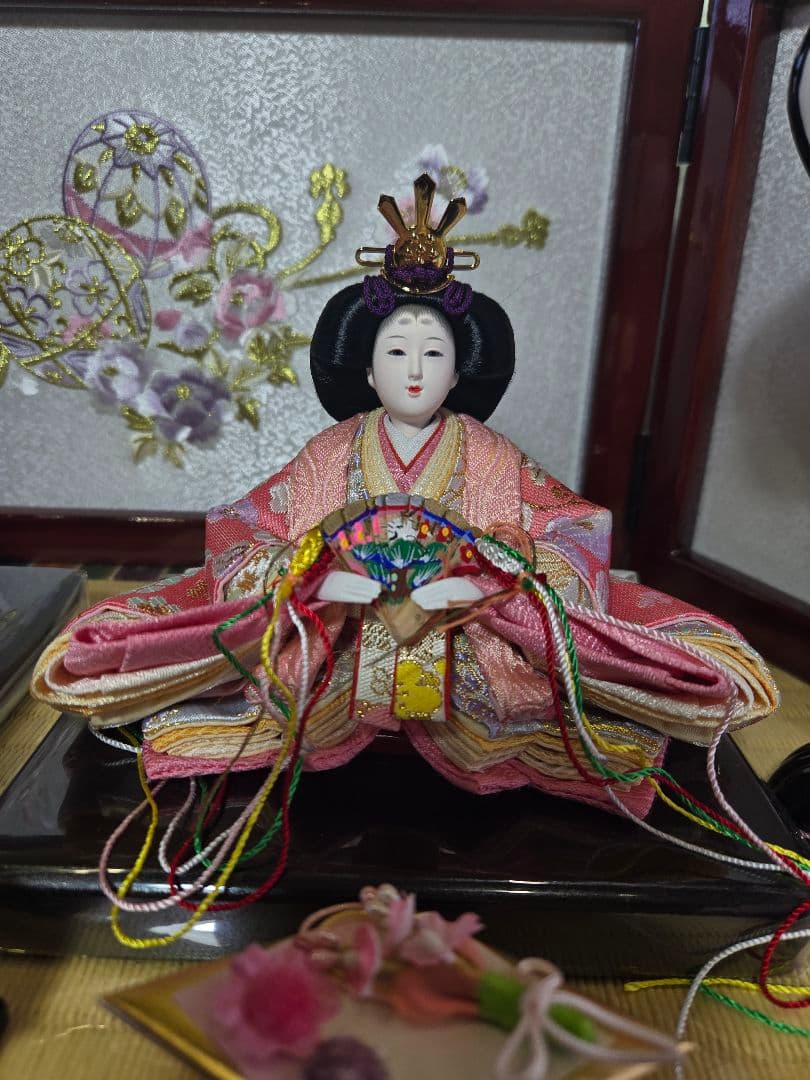 【一点限り】雛人形 収納飾り 　HS33