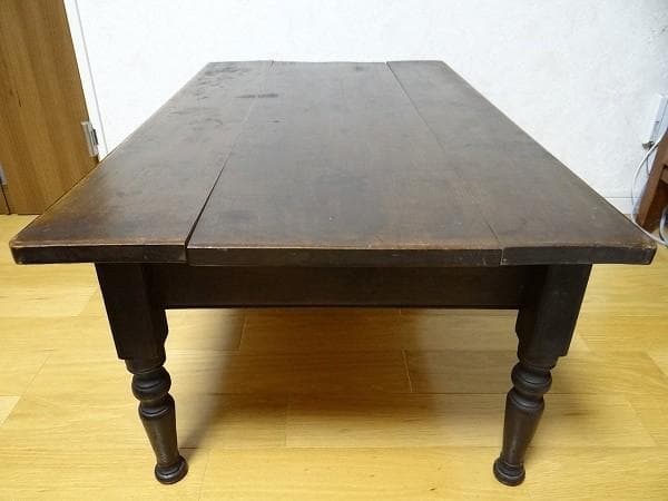 希少 アンティーク 文机 机 テーブル ローデスク 天然木 古道具 骨董 昭和