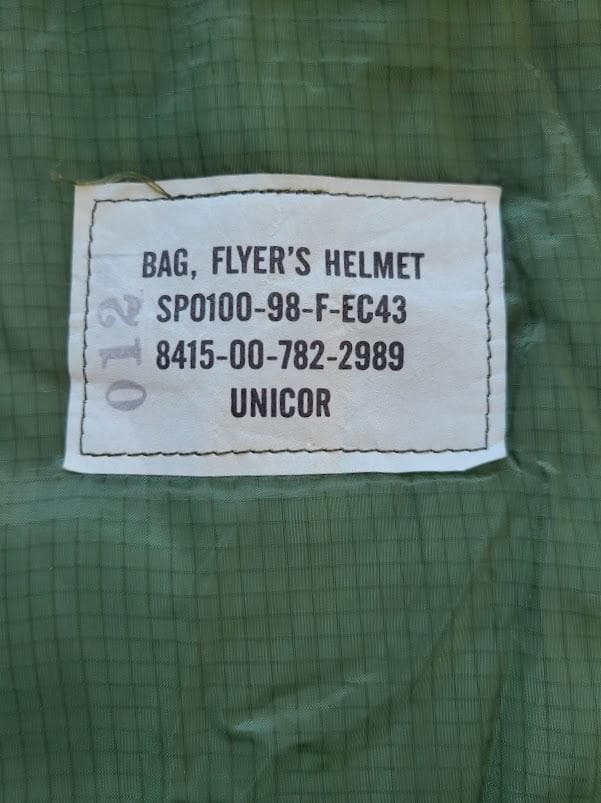 Flyers Helmet Bag 4th Unic ヘルメットバッグ 米軍実物