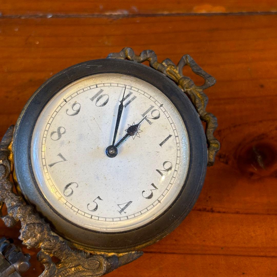 【JUNGHANS】　ユンハンス　置時計　ドイツ　ヴィンテージ　象　【JUNK】