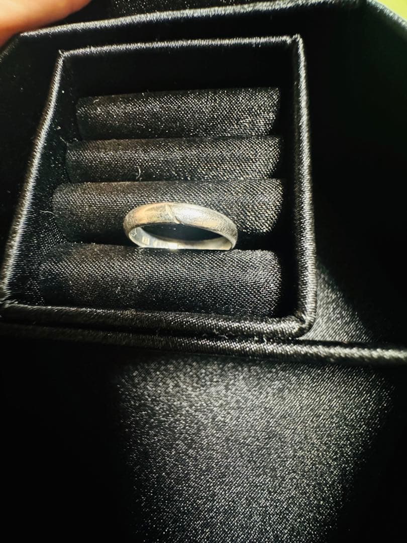 シンプルなプラチナ850リング