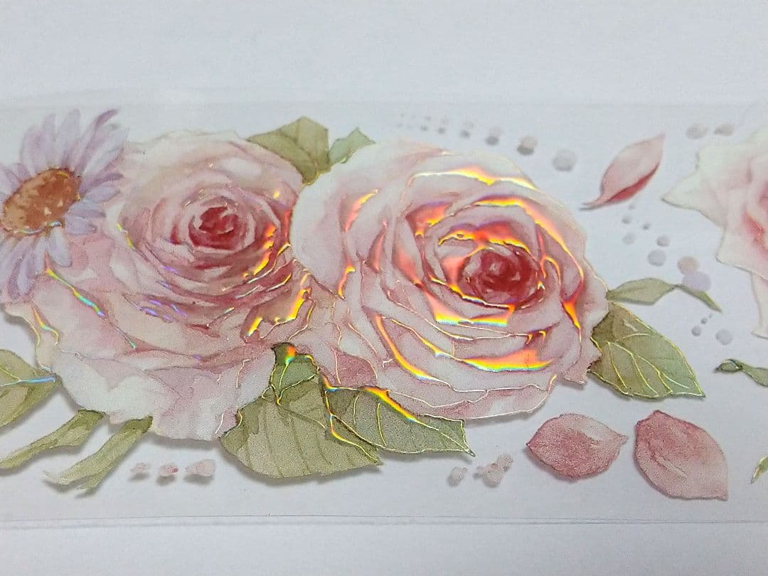 ✩のこり２✩S12＃花烟语(虹光)糖宝屋切り売り海外装飾マステ