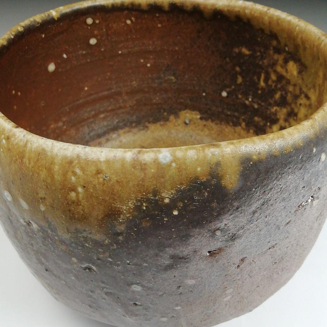 Ｓ８９７　茶碗　『信楽焼』『銘　みのり』『小河得斎』　共箱　抹茶碗　茶道具