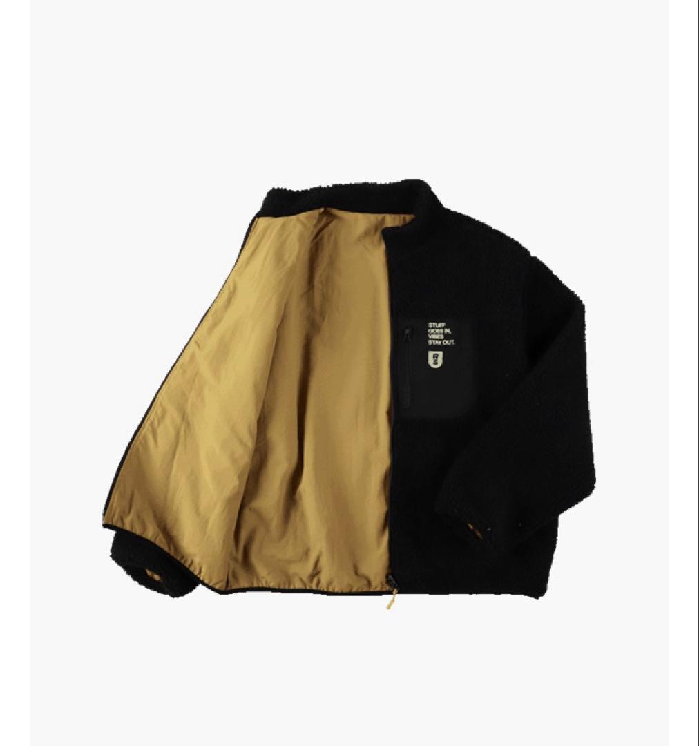 ［Mサイズ］RIP SLYME ボアジャケット ブラック