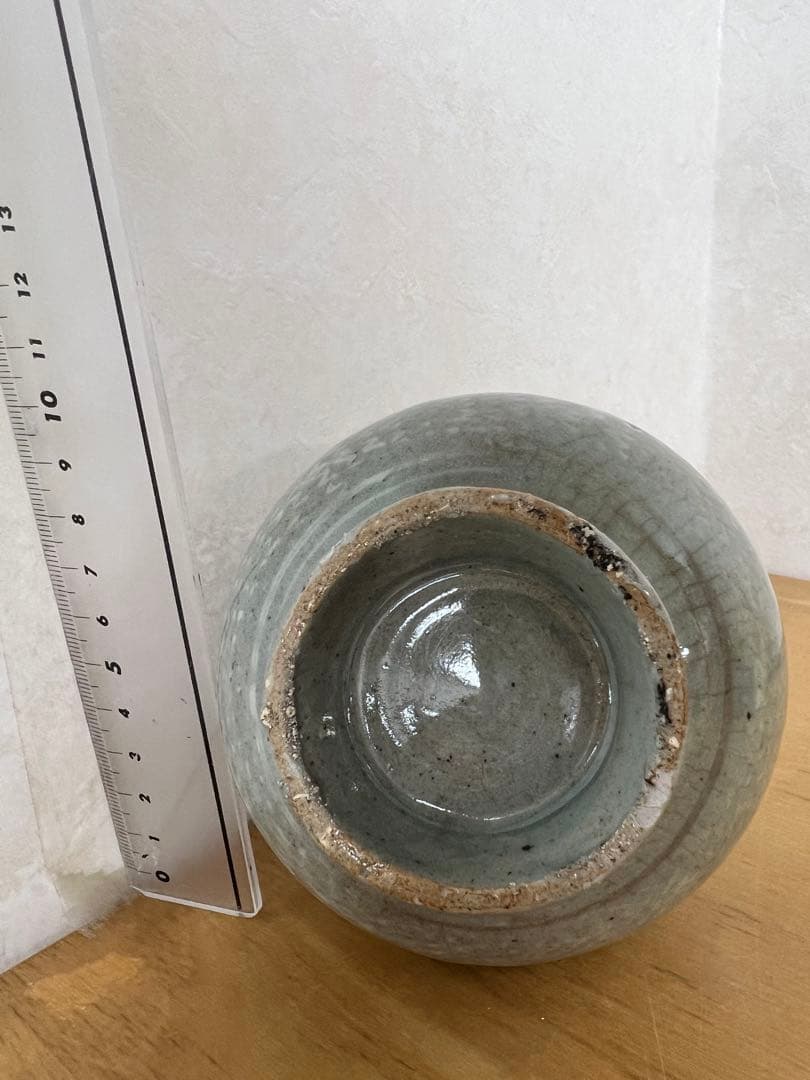 中国　朝鮮李朝高麗徳利　古美術　唐物コレクション韓国骨董　アンティーク江戸　青磁