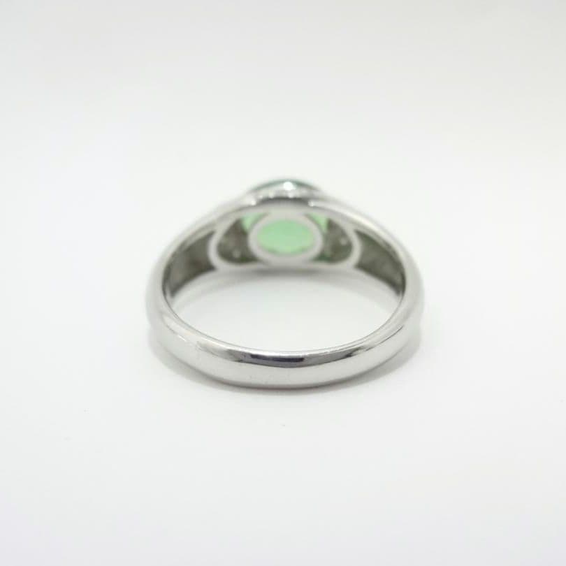 【Lucky様】トルマリン　ダイヤモンド　リング　1.91/0.12ctプラチナ