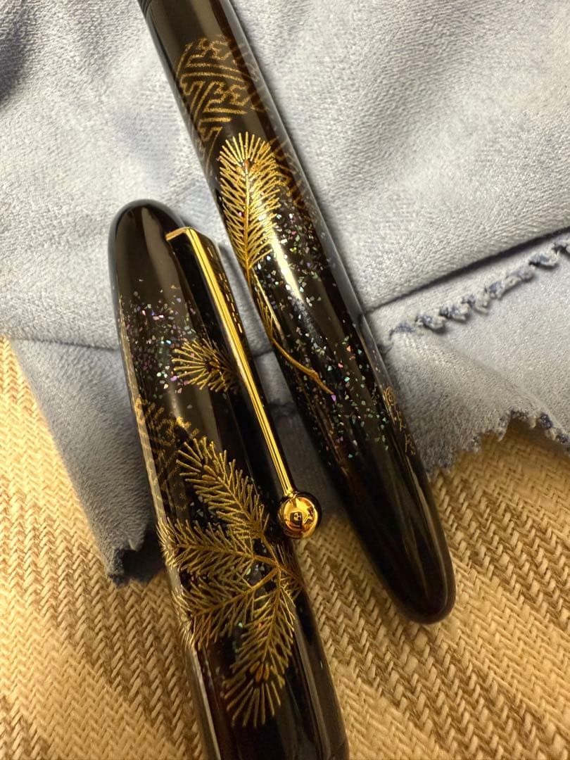 NAMIKI蒔絵万年筆、ユカリ松葉