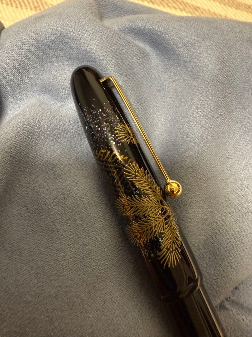 NAMIKI蒔絵万年筆、ユカリ松葉