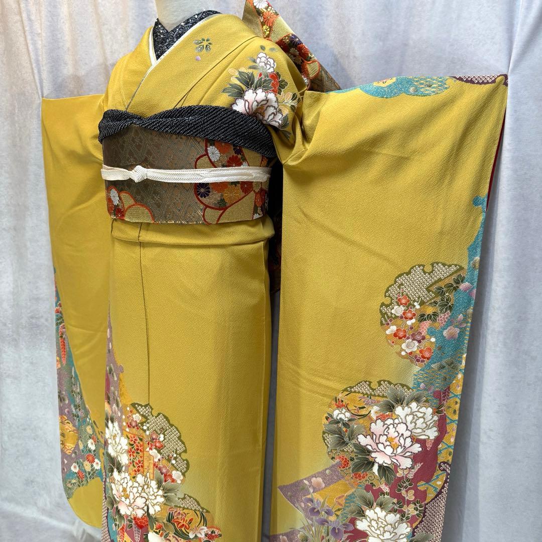 未使用品　振袖フルセット　トールサイズ　168〜178　落款　成人式
