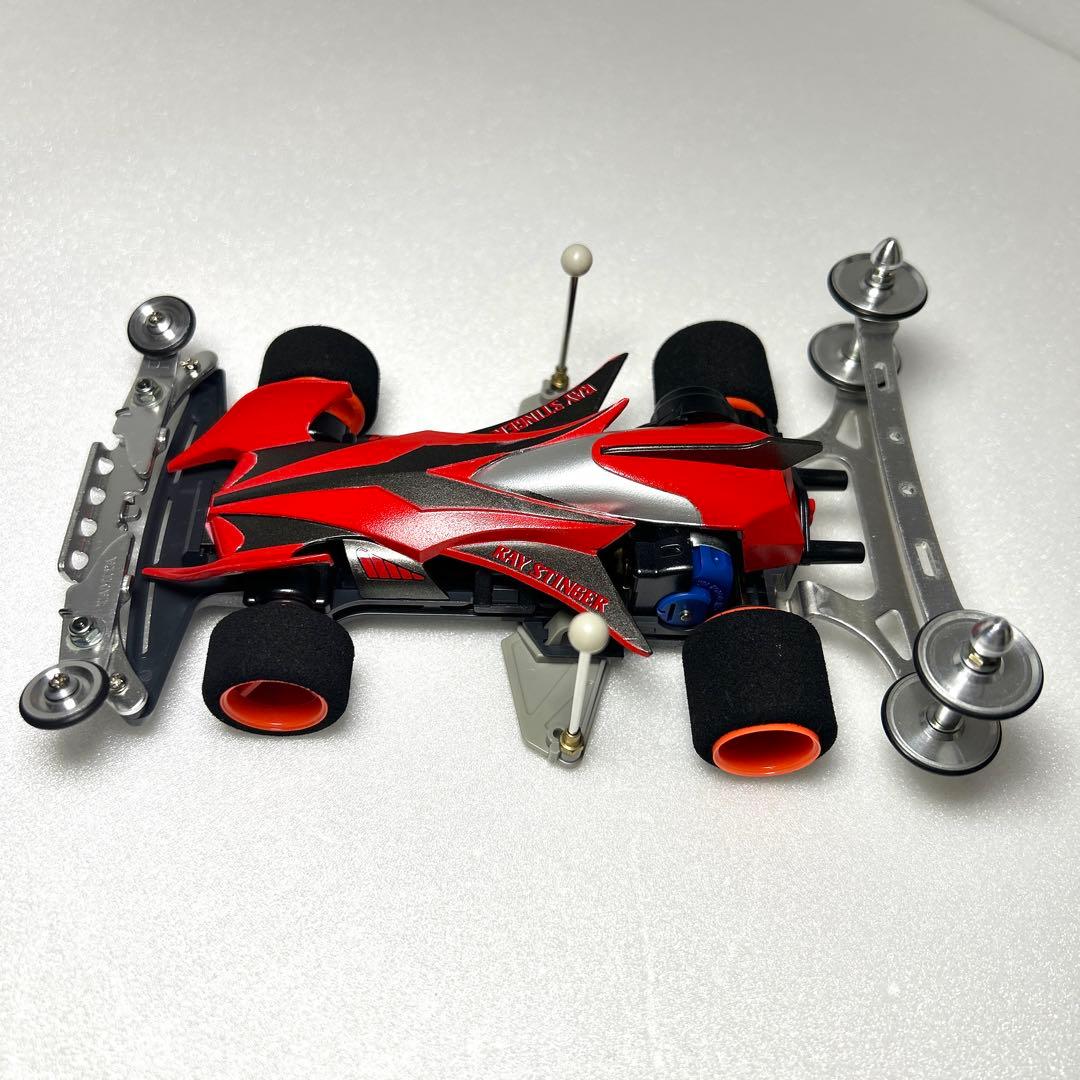 ミニ四駆　レイスティンガー　タミヤ　完成品　肉抜き　塗装　改造　スーパー1