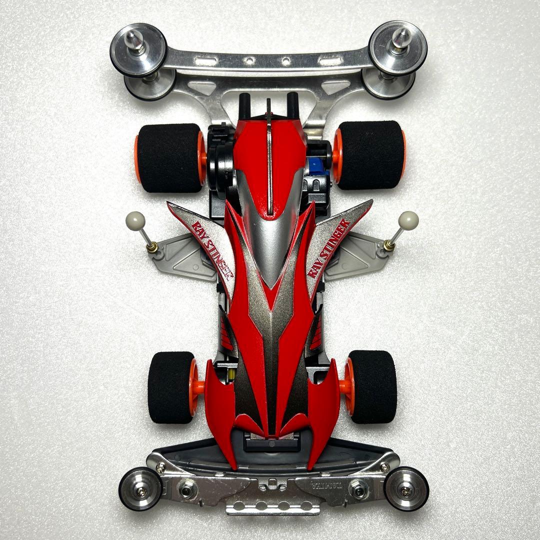 ミニ四駆　レイスティンガー　タミヤ　完成品　肉抜き　塗装　改造　スーパー1