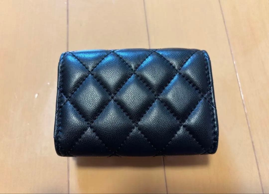 【美品】シャネル.CHANEL.財布.ウォレット.ミニウォレット.三つ折り財布