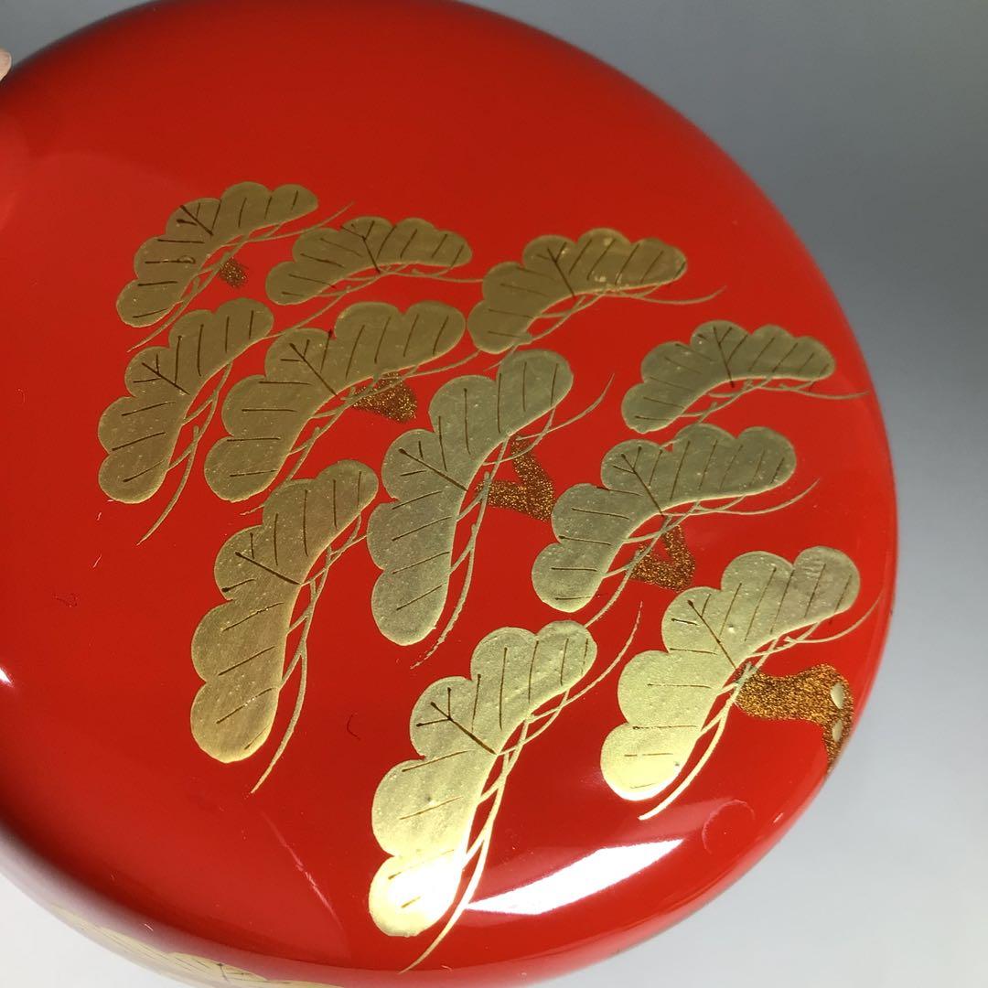 Ｎ４８２　四季棗　『荒井樹芳作』『雪吹　中棗　金輪寺　平棗』　共箱　茶道具