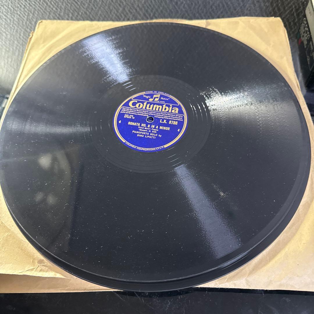 SP12in英コロンビア2枚モーツァルトPソナタ/DINU LIPATTI