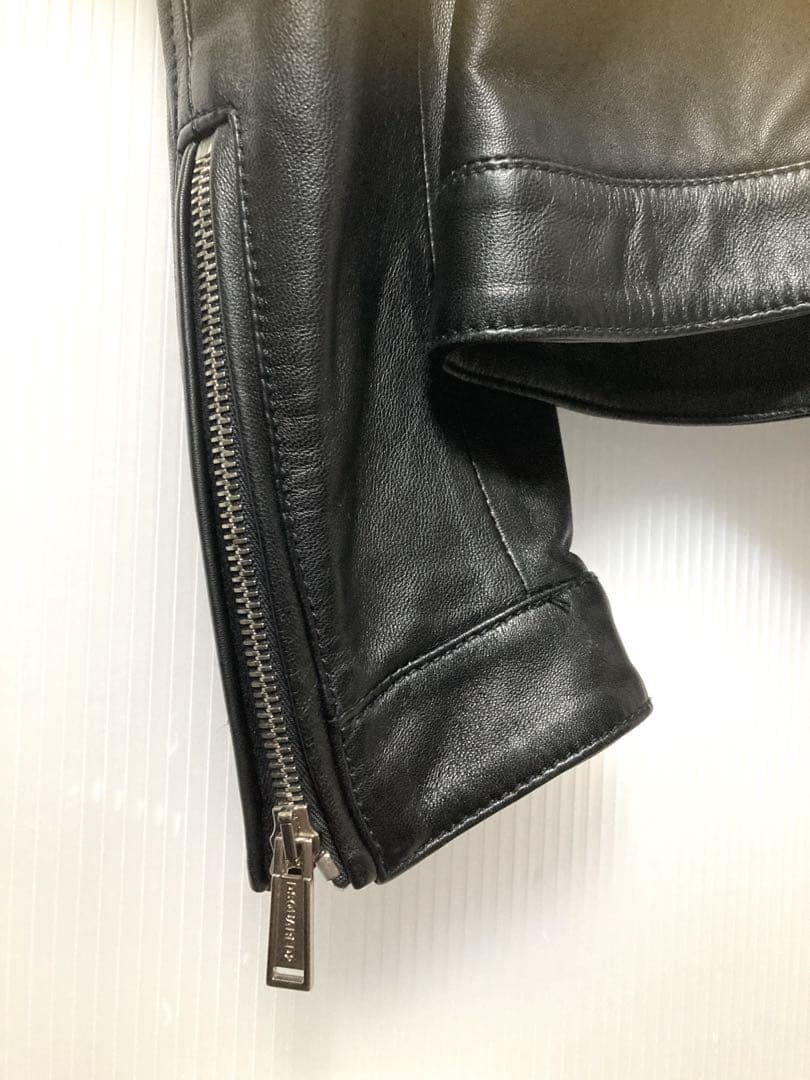 DSQUARED2 約35万円 Single Leather Jacket 44