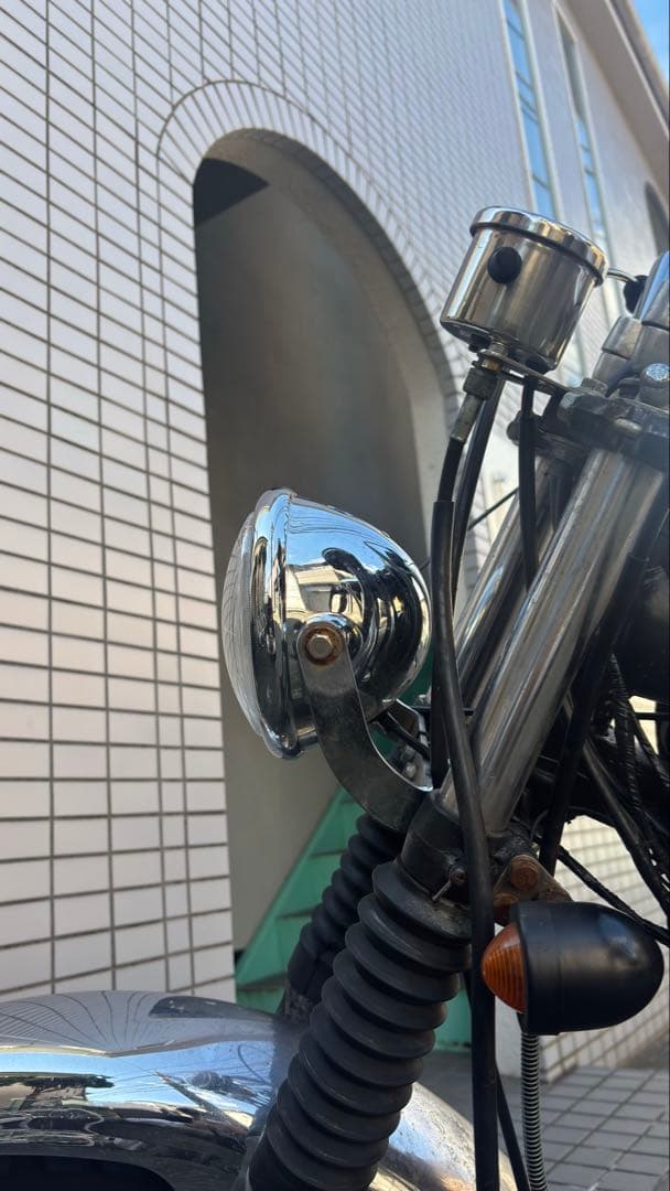 2%er オールドベースタイプサイドマウントライトキット　SR400ヘッドライト