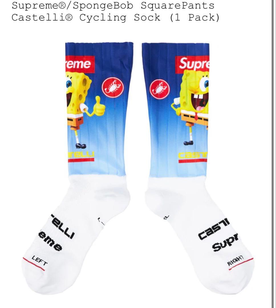 Supreme®/SpongeBobCastelli® Cycling Sock
