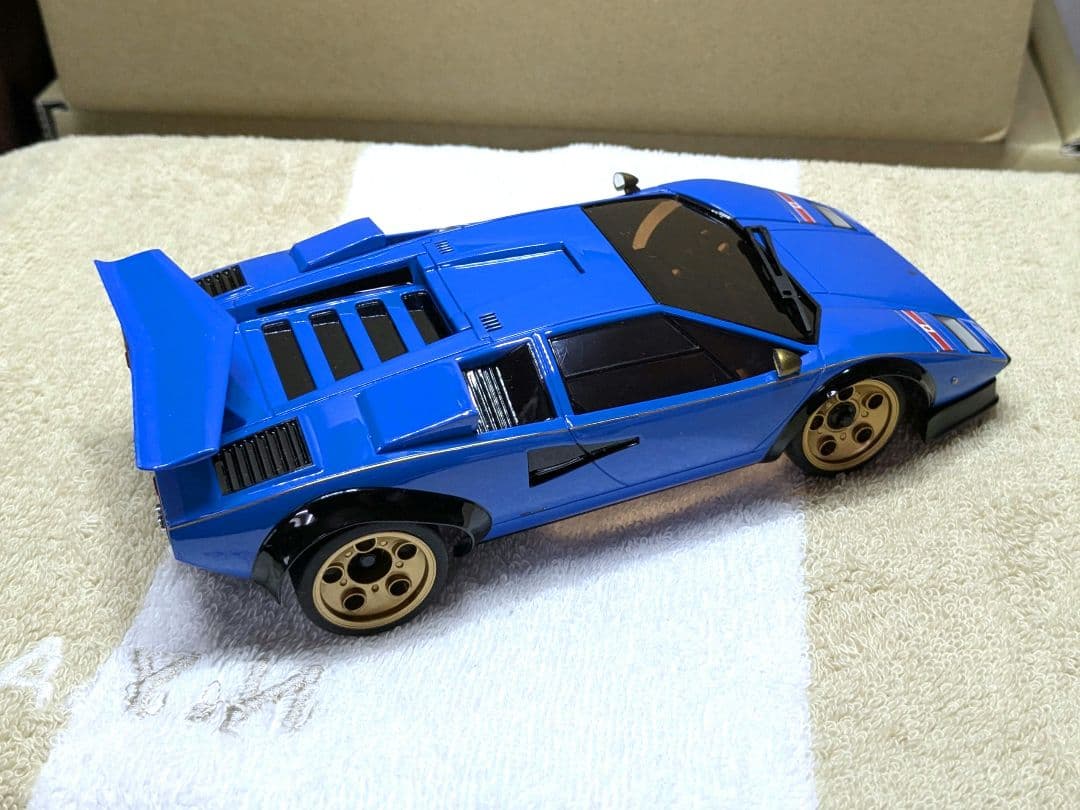 京商ミニッツボディ ランボルギーニカウンタックLP500S ブルー