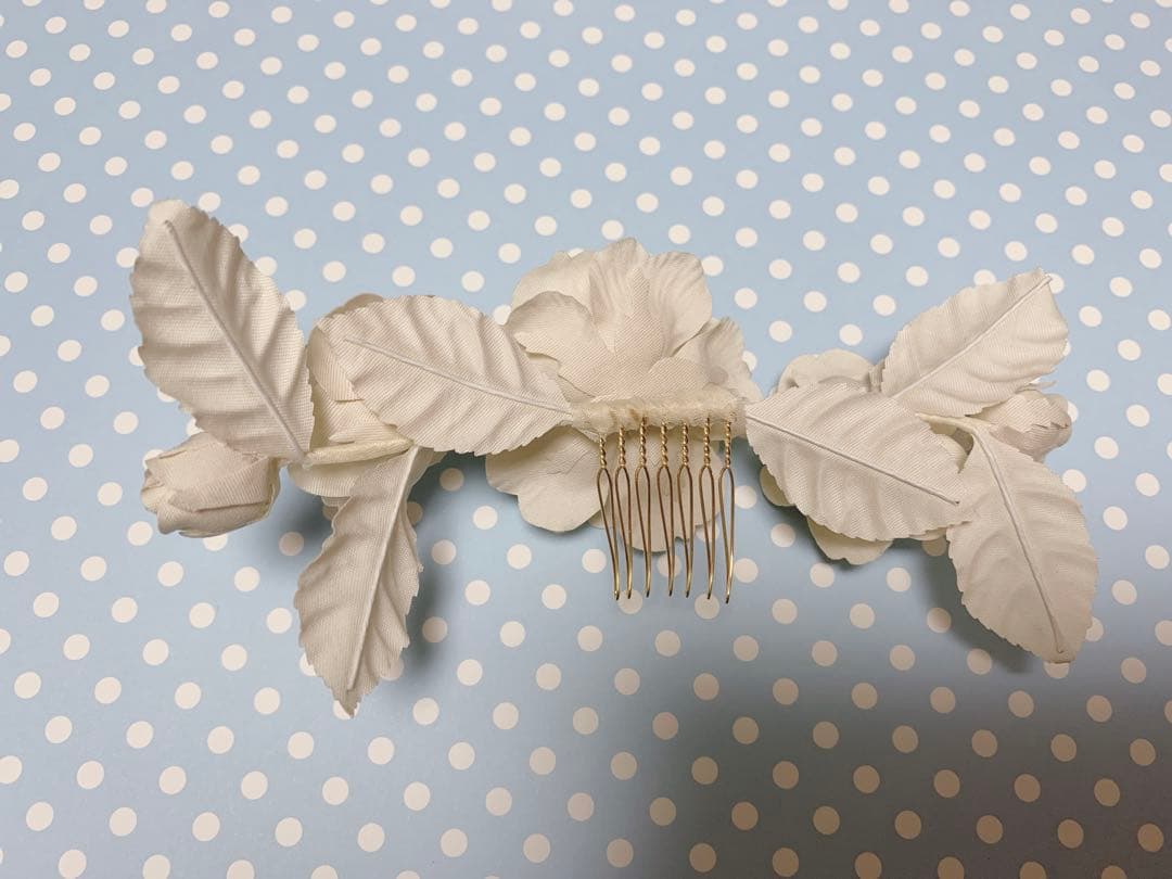 ヴィクトリアンメイデン ガーランドコサージュ アイボリー ヘッドドレス