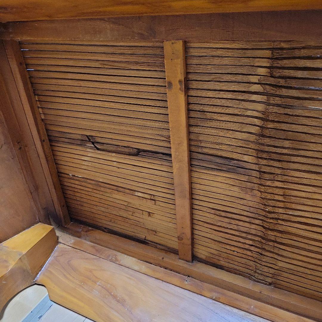 アジアン家具 オピウム ローテーブル 座卓 木製 竹 古民家家具