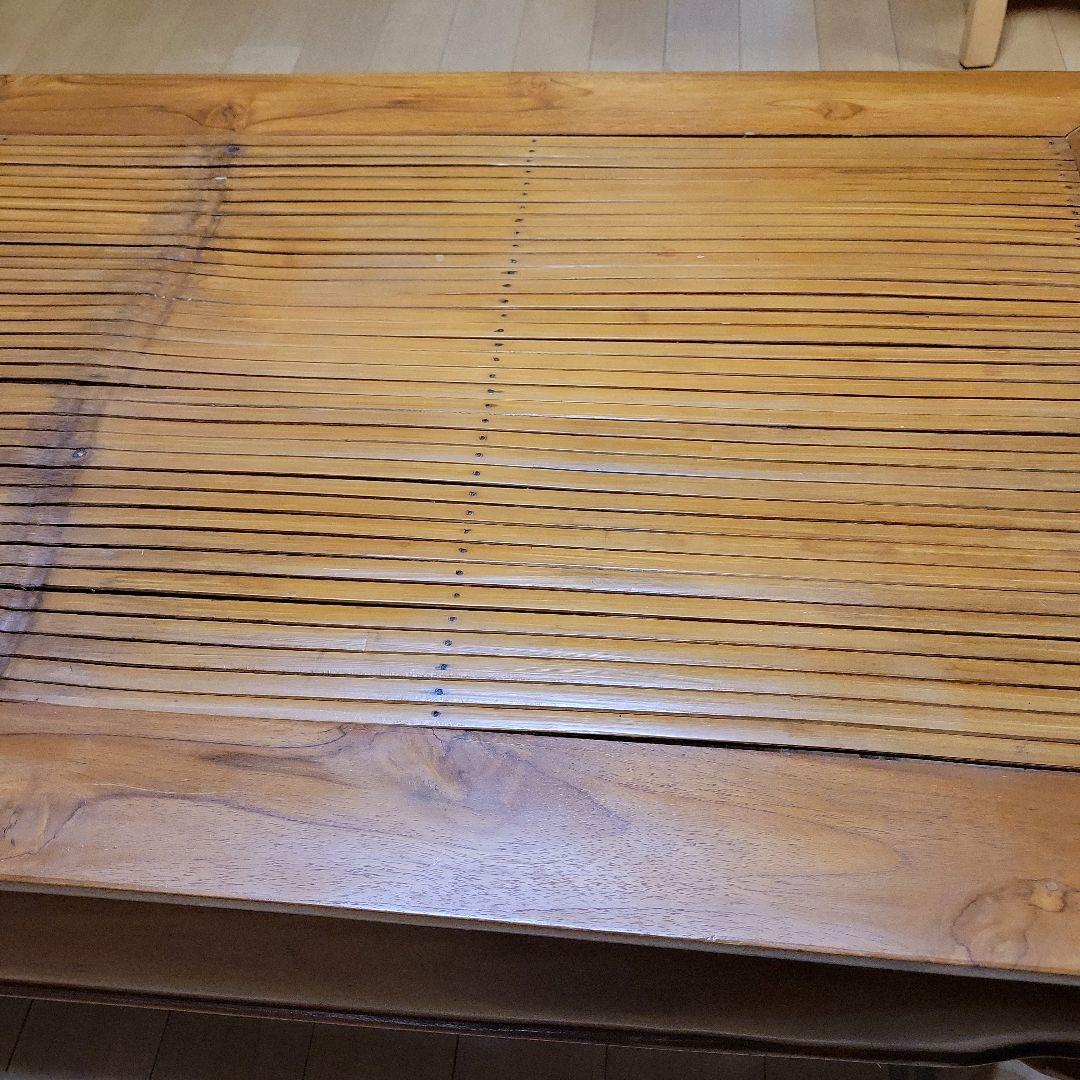 アジアン家具 オピウム ローテーブル 座卓 木製 竹 古民家家具