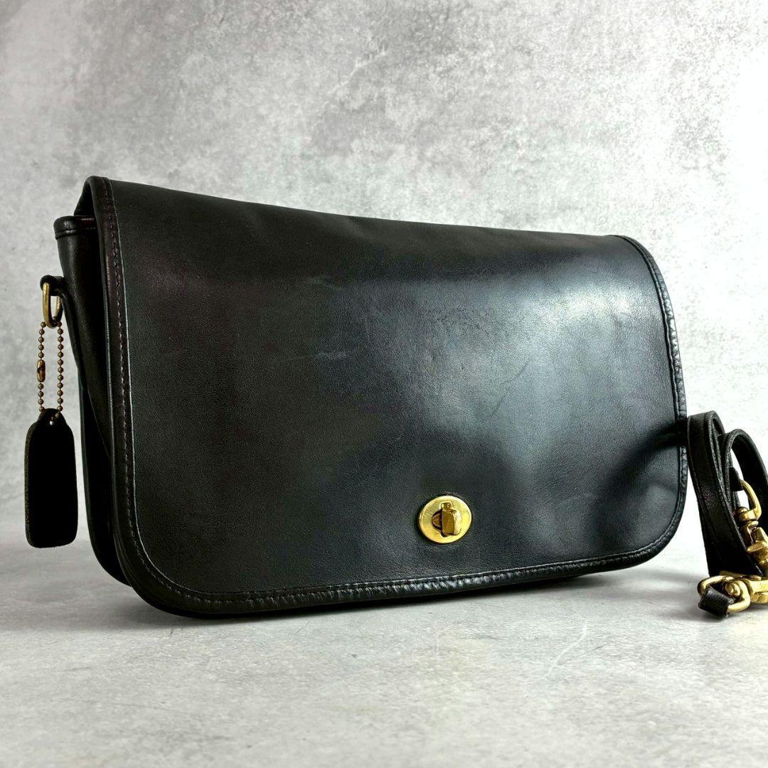 極美品 Vintage Coach Pocket Purse Black USA