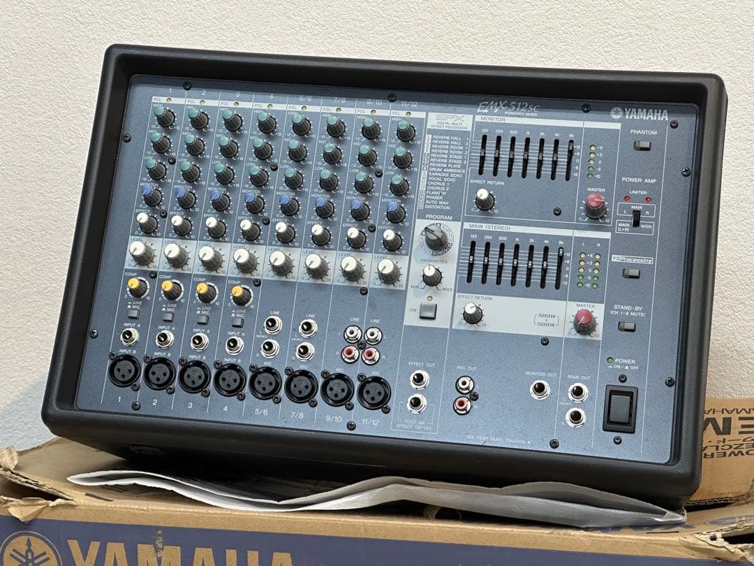 【超美品】Yamaha ヤマハ　EMX512sc パワードミキサー