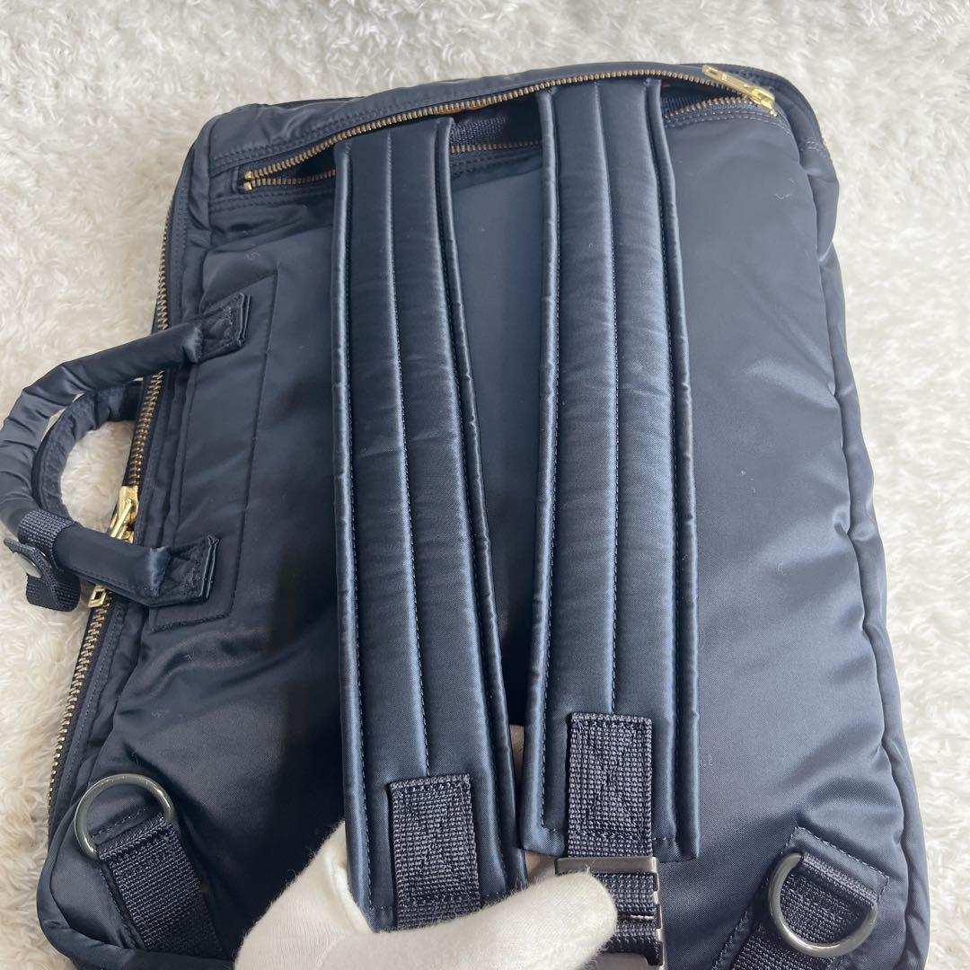 新型 ポーター タンカー アイアンブルー 3way 2層式 ブリーフケース A4