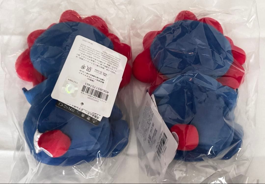 2体 S ミャクミャク　お手玉風　ぬいぐるみ　関西万博　EXPO2025　おまけ