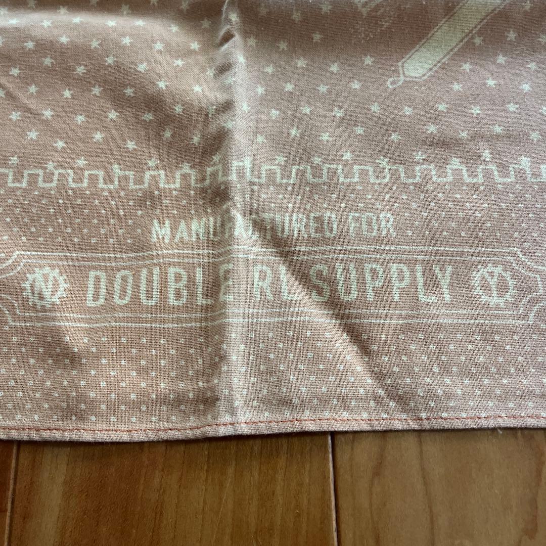 DOUBLE RL SUPPLY バンダナ ネイビー チェック ドット3枚セット