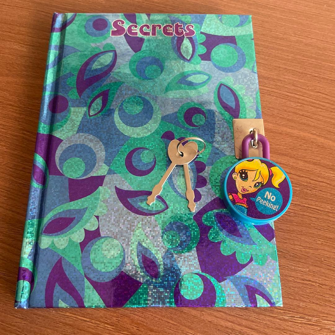 Lisa Frank 鍵付き　シークレット　ノート A お値下げ中　レア