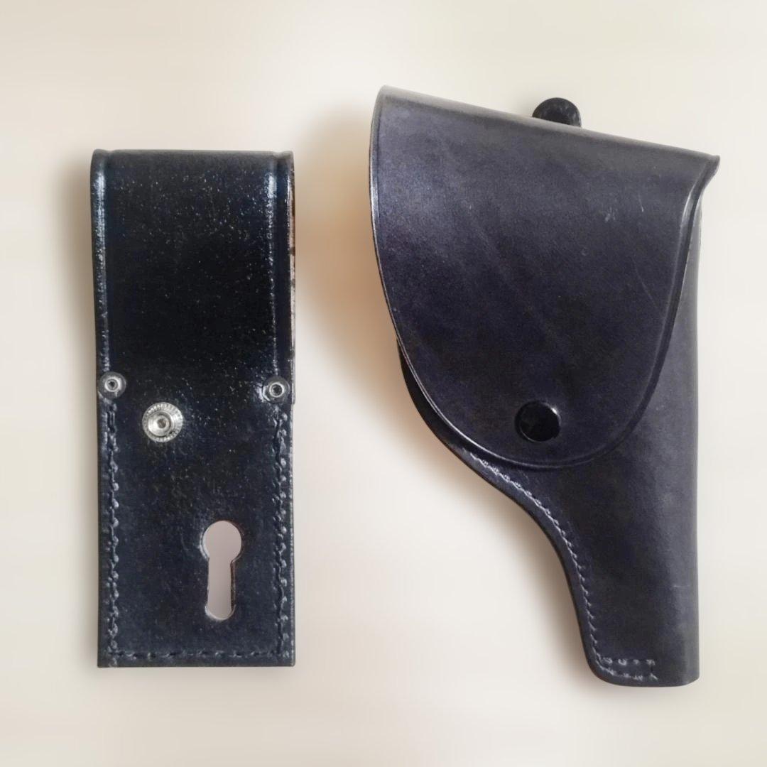 ニューナンブ 3インチ用 本革製ホルスター 分離型 制服用