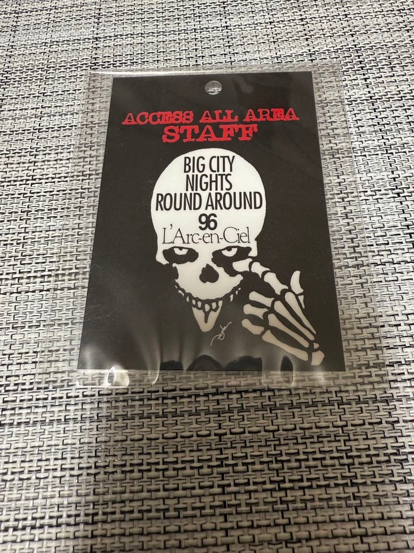 スタッフパス BIC CITY Night round 96 ラルク L'Arc