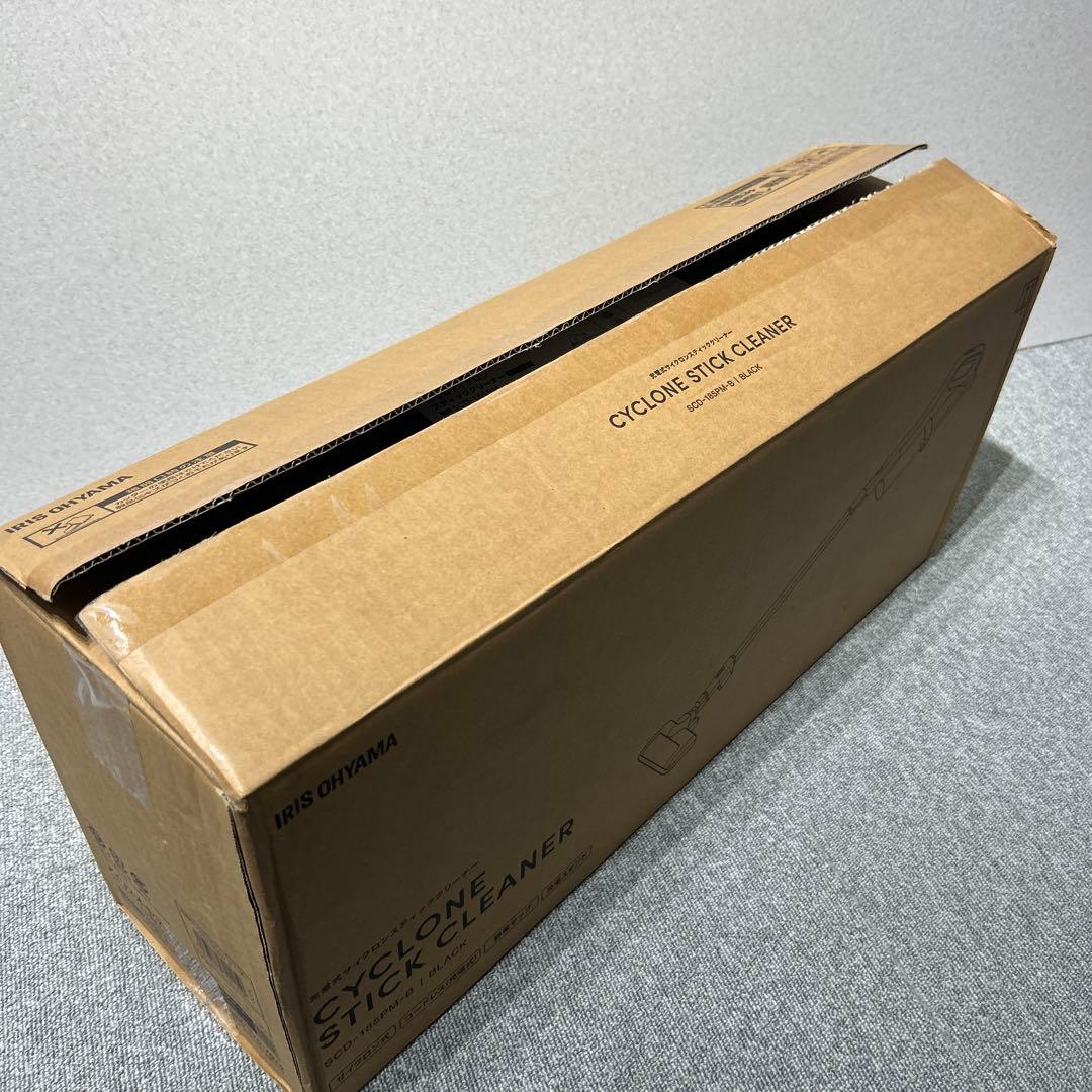 アイリスオーヤマ 充電式サイクロンスティッククリーナー SCD-185PM-B