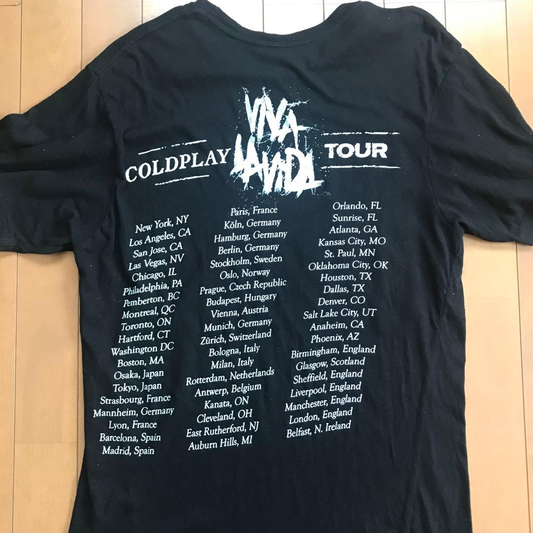 Cold play 「Viva la Vida 」tour t-shirt